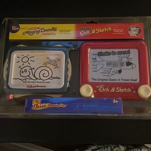 Ohio Art Travel combo pack Magna Doodle & Etch-a-Sketch